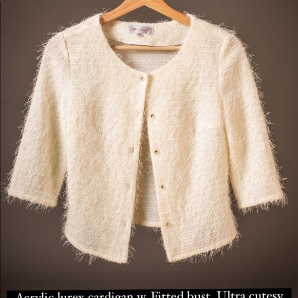 Acrylic lurex cardigan - Picture 3 of 5